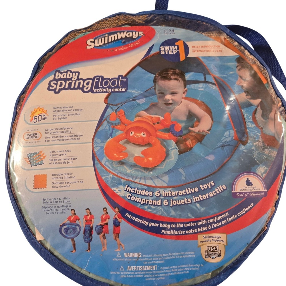 SwimWays Baby Spring Float‎ Activity Center 6 Interactive Toys